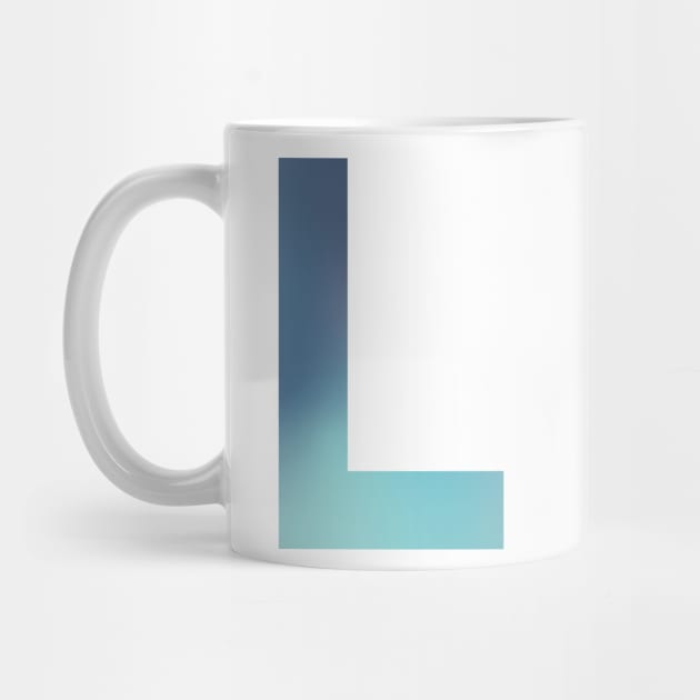 Gradient Letter L Initial Alphabet by murialbezanson